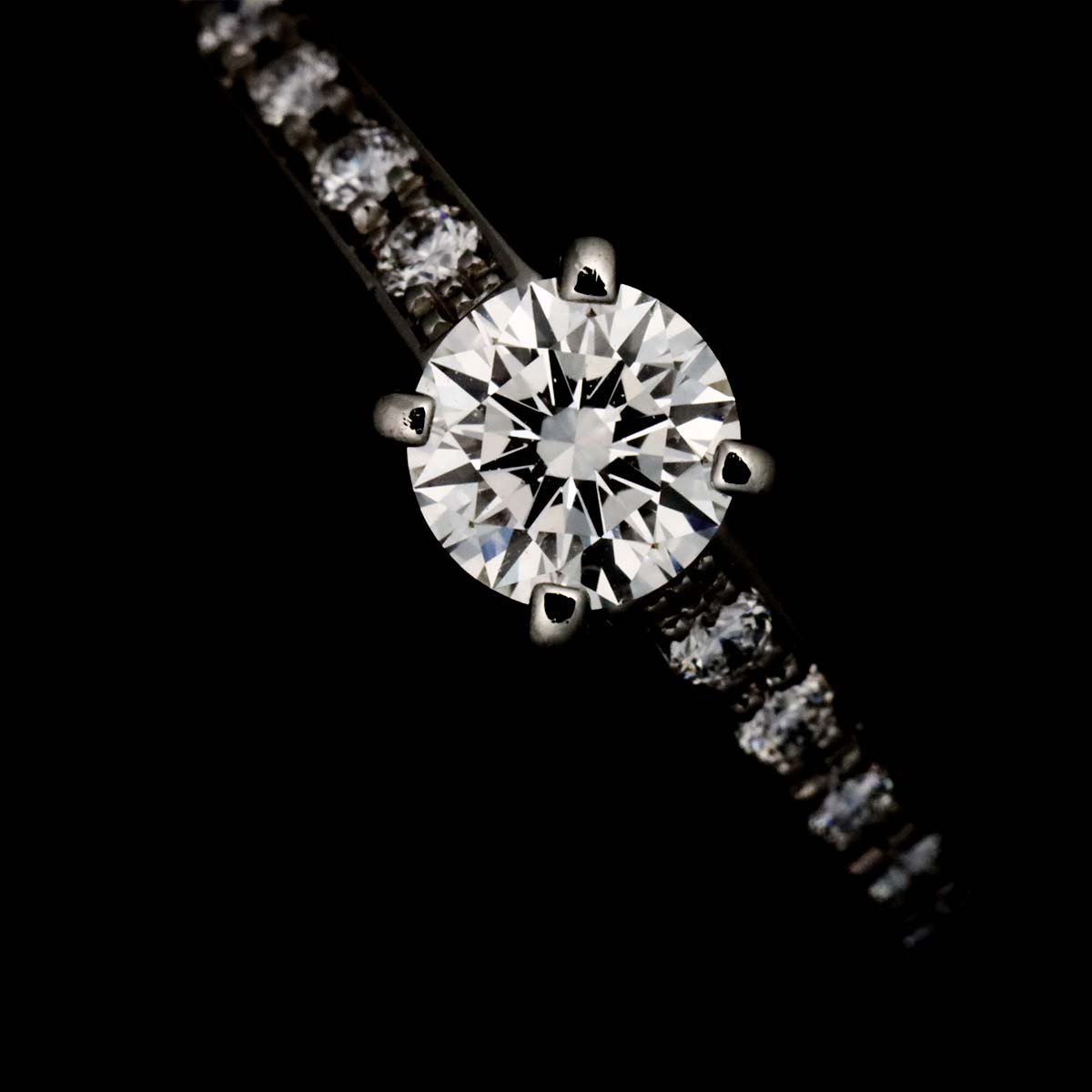 Diamond Ring Platinum Size48 4-4.5(US)