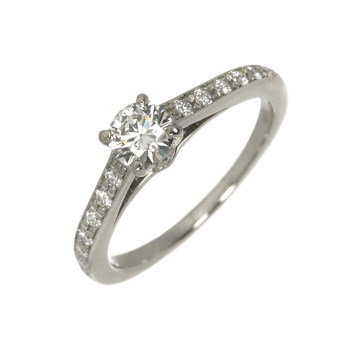 Diamond Ring Platinum Size48 4-4.5(US)