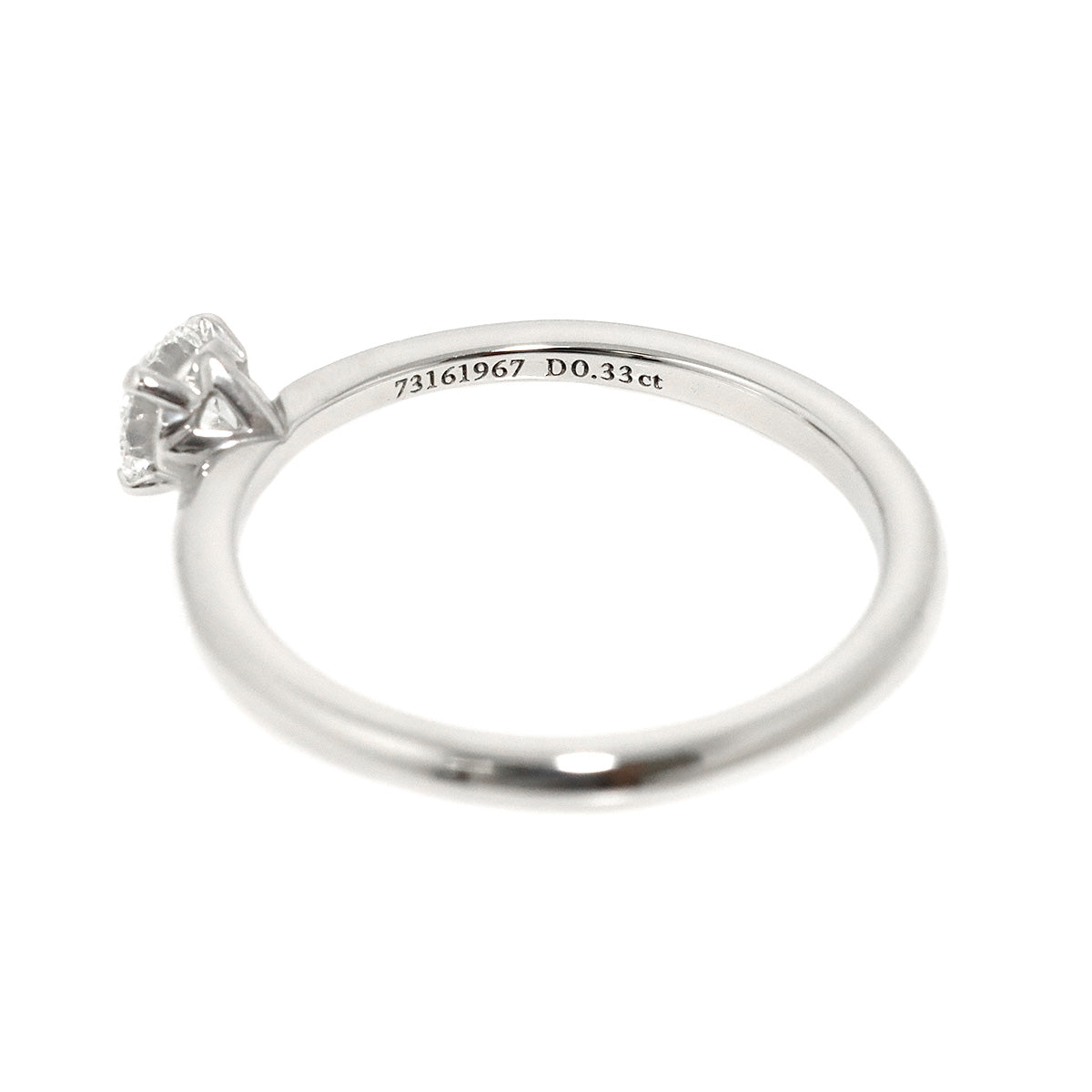True Diamond 0.33ct Ring Platinum size5.25(US)