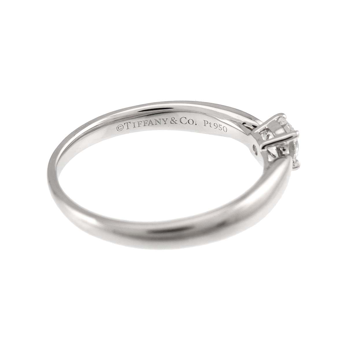 Harmony Ring Diamond 0.24ct Pt Platinum size4.75-5(US)