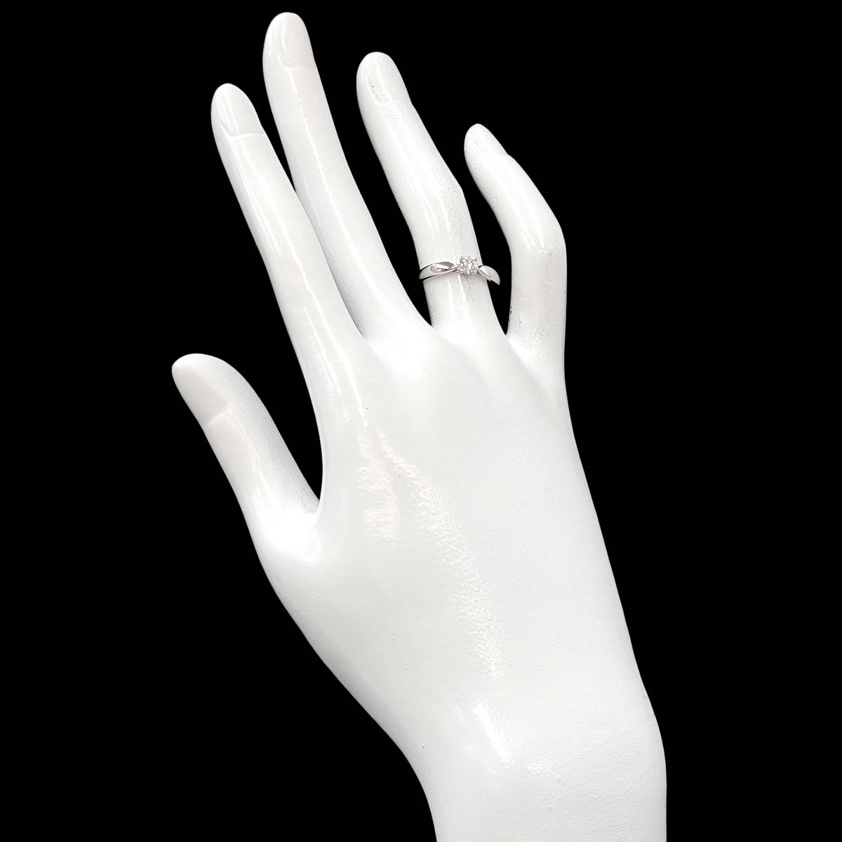 Harmony Ring Diamond 0.24ct Pt Platinum size4.75-5(US)