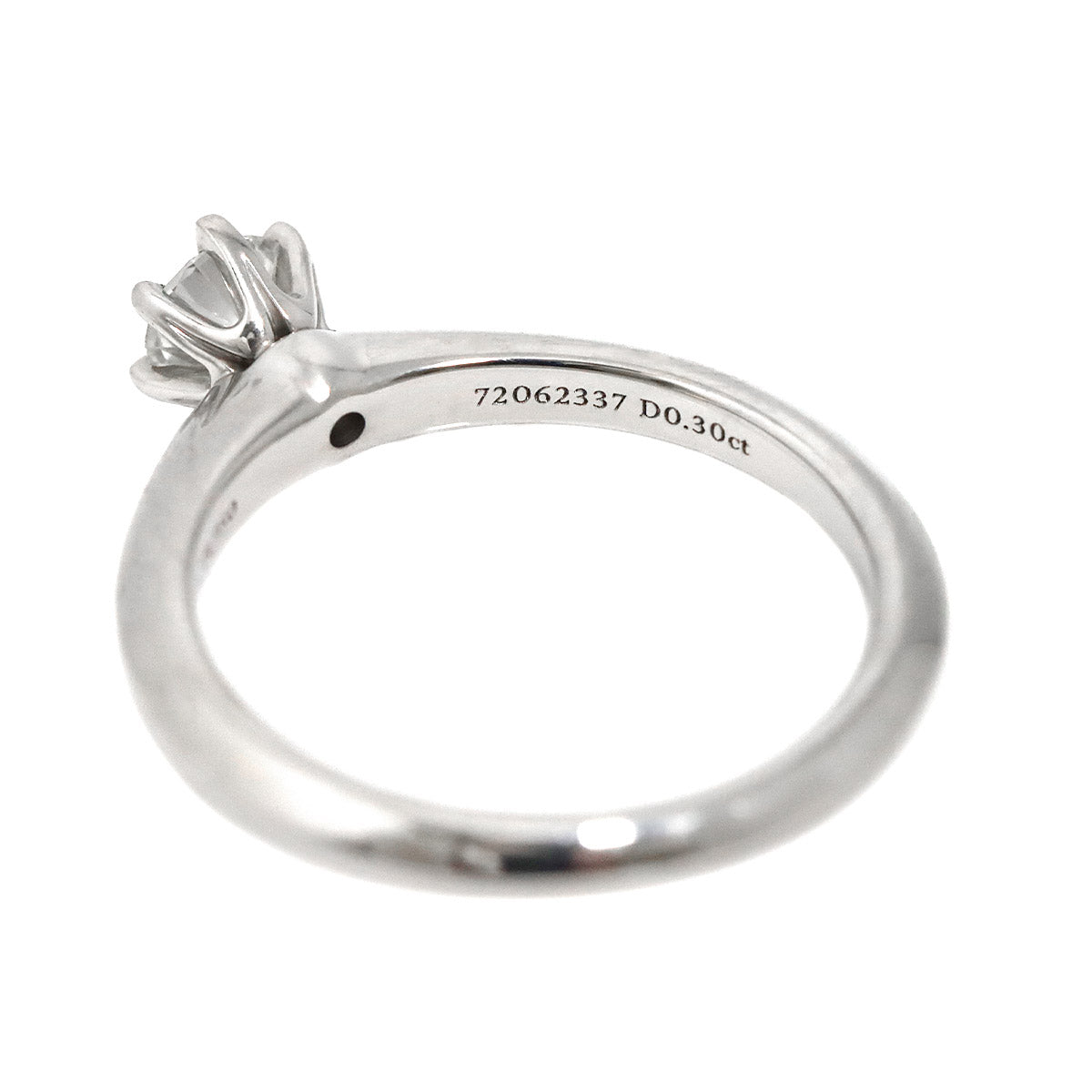 Diamond 0.30ct Ring Pt Platinum size4.75-5(US)