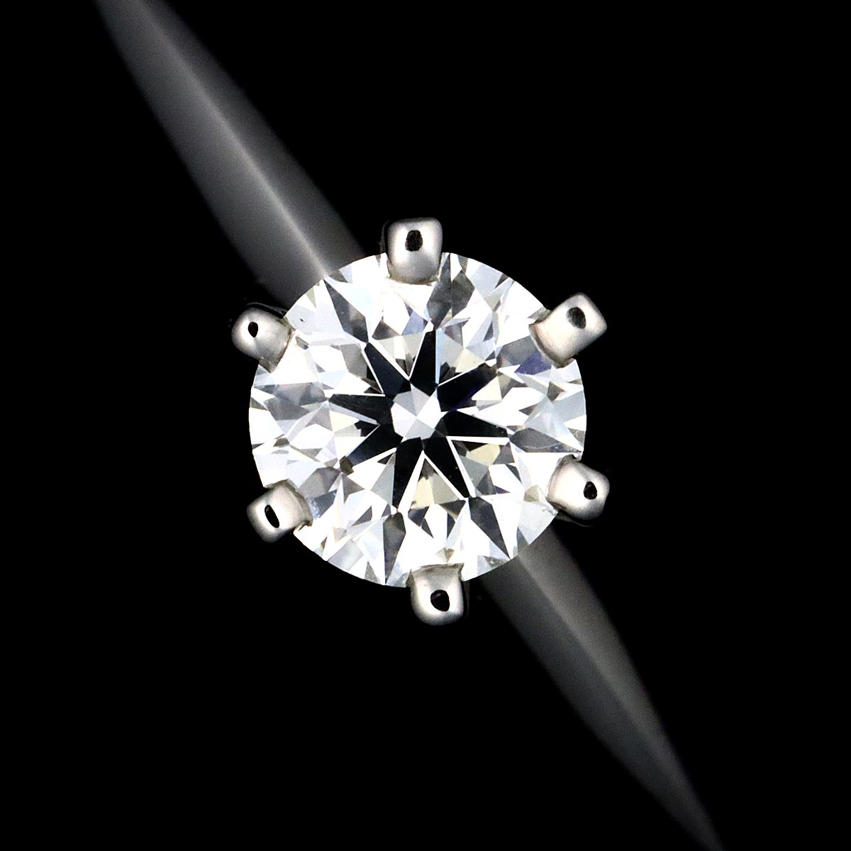 Diamond 0.30ct Ring Pt Platinum size4.75-5(US)