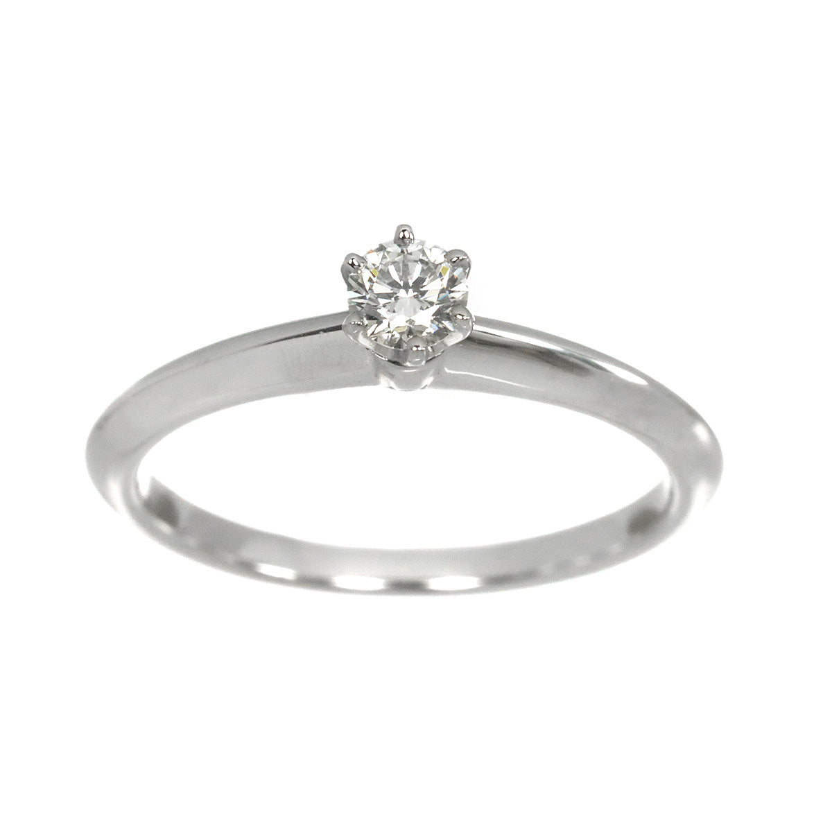 Diamond 0.19ct Ring Pt Platinum Size5.75-6(US)