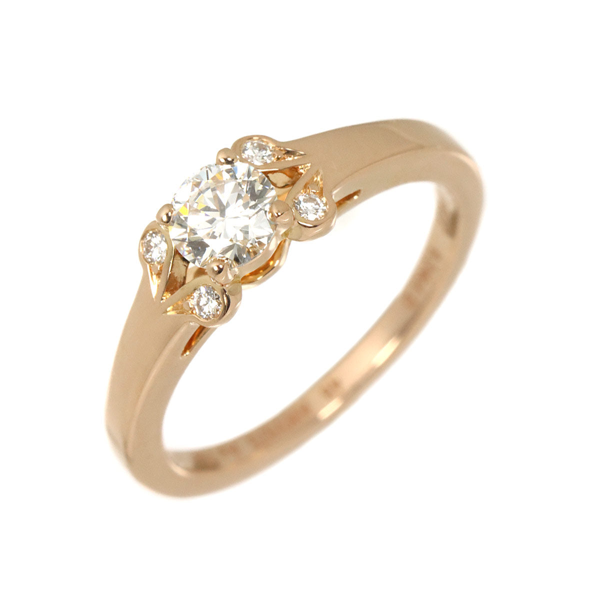 Ballerine Diamond 0.34ct G/VVS1/3EX Ring 18K PG 750 48 4.5(US)