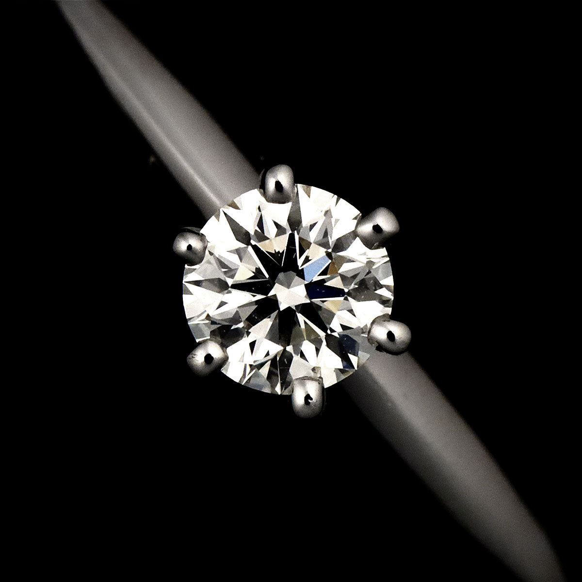 Diamond 0.22ct I/VVS1/3EX Ring Platinum Size5.5-5.75(US)