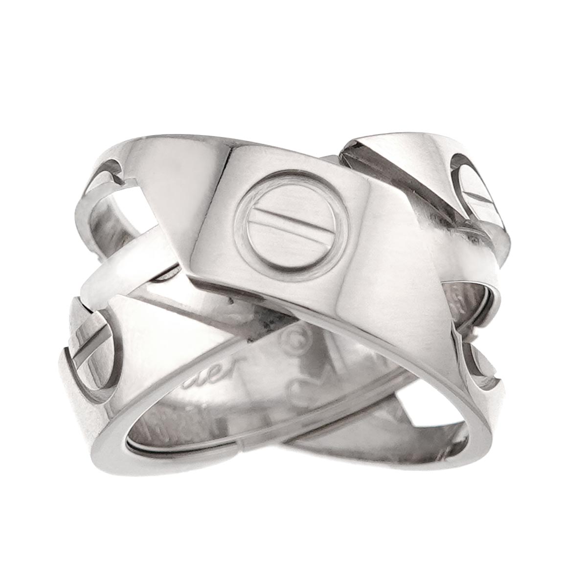 Astro Love Classic Ring 18K White Gold 750 size56 7.25(US)