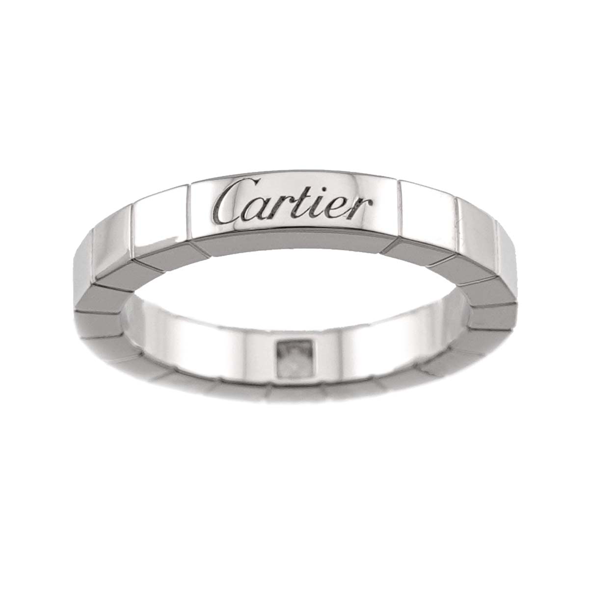 Lanieres Diamond Ring 18K WG 750 size50 5.25(US)