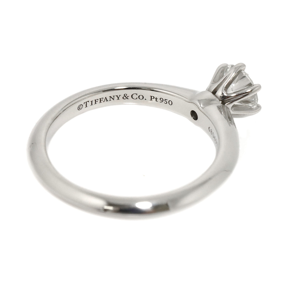 Diamond 0.46ct Ring Pt 4.75-5(US)