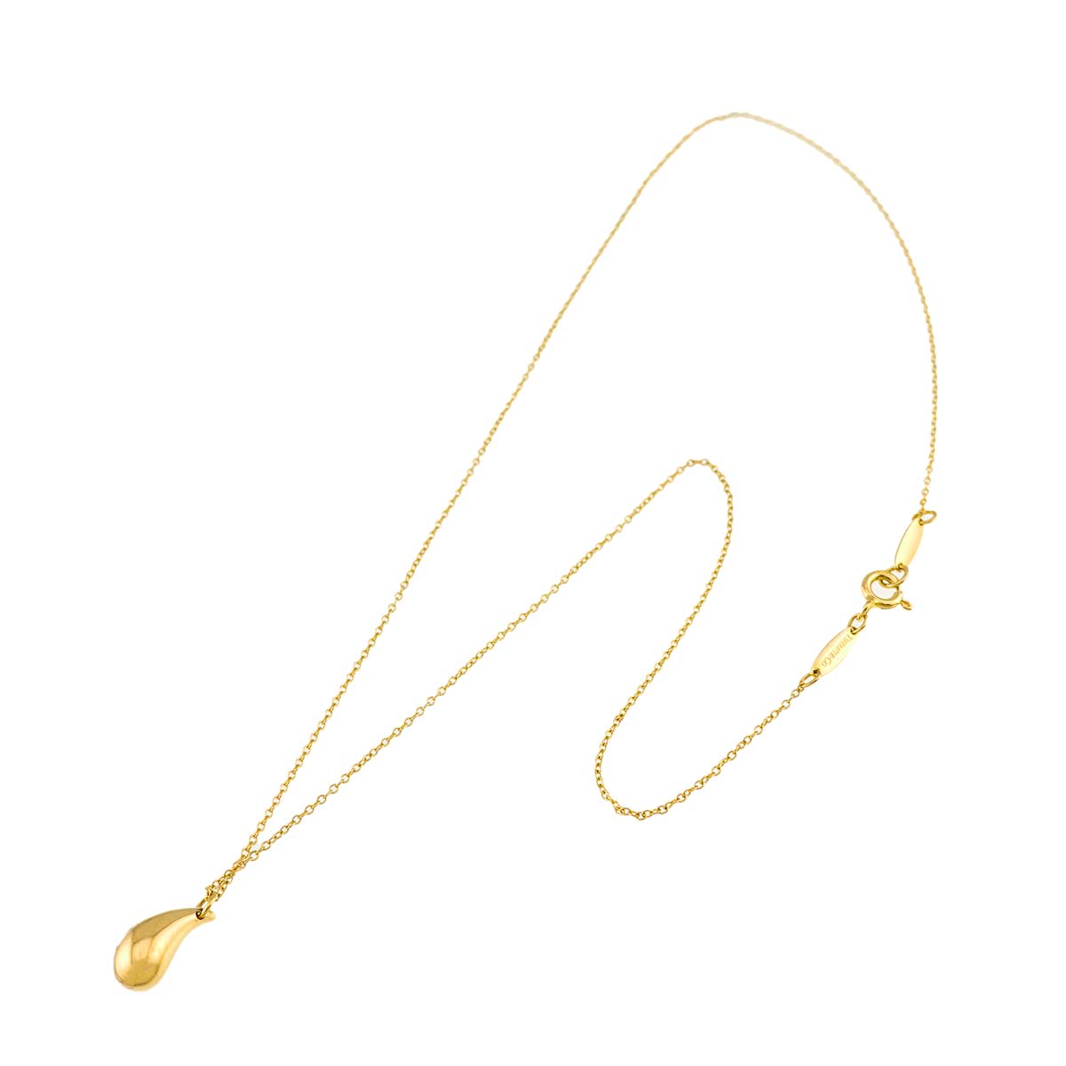 Teardrop Necklace 18K Yellow Gold 750