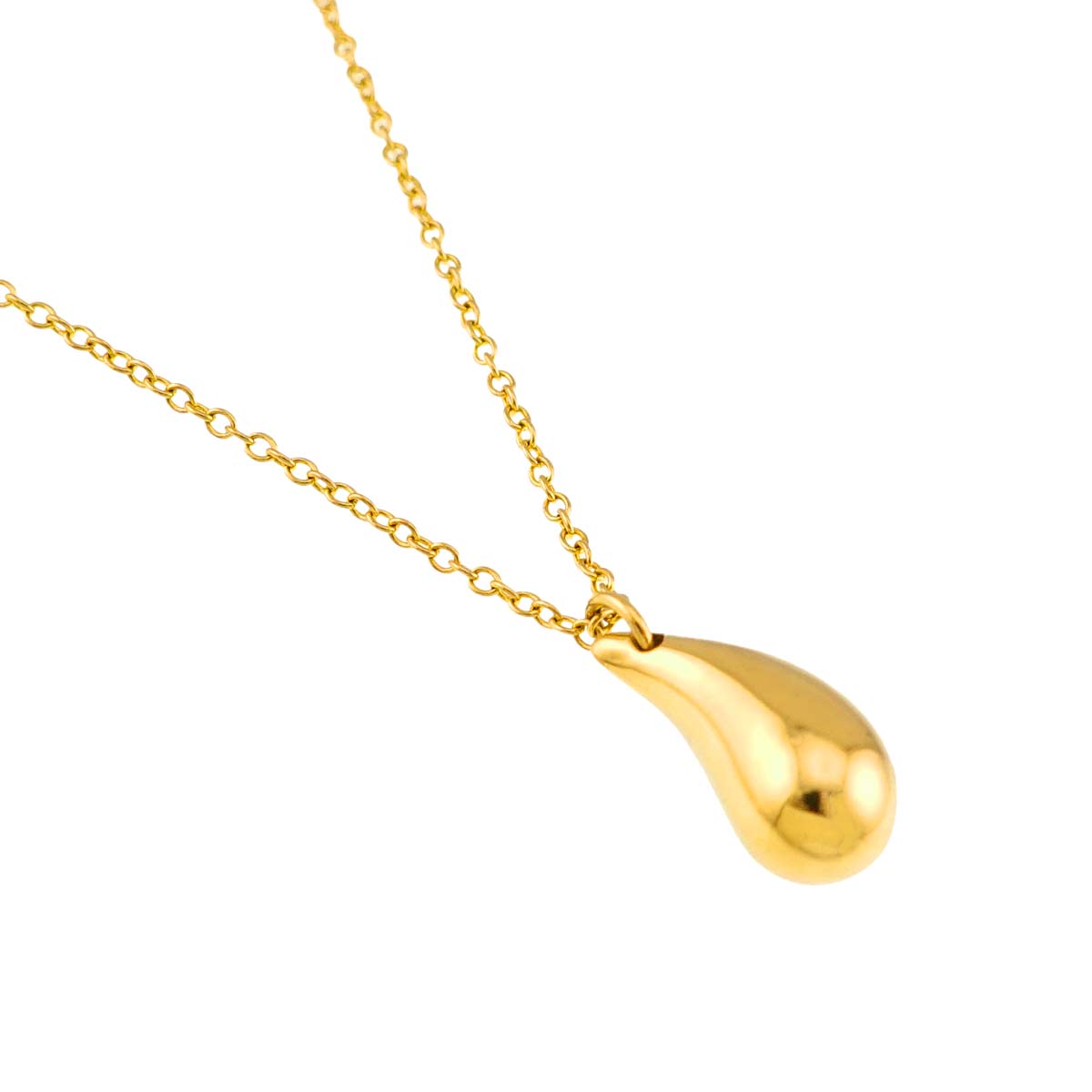 Teardrop Necklace 18K Yellow Gold 750