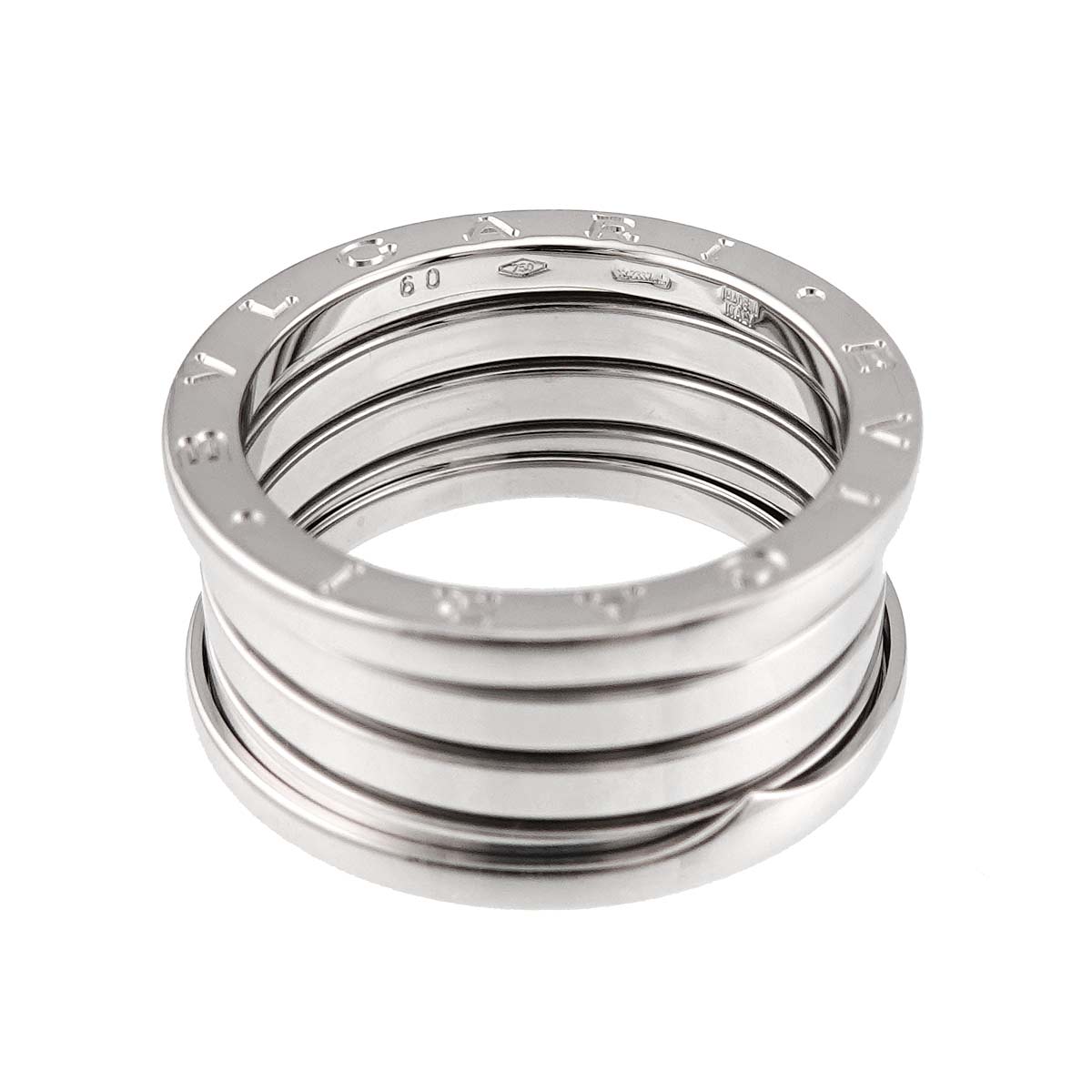 B-ZERO1 4 BAND Ring 18K White Gold 750 Size60 8.75(US)