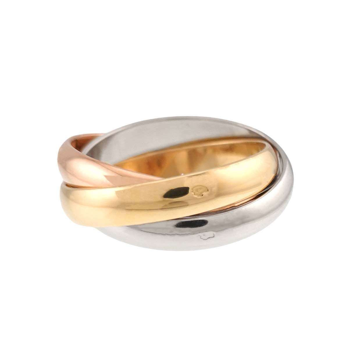 Trinity MM Ring 18K YG WG PG 750 Size51 5.5-5.75(US)