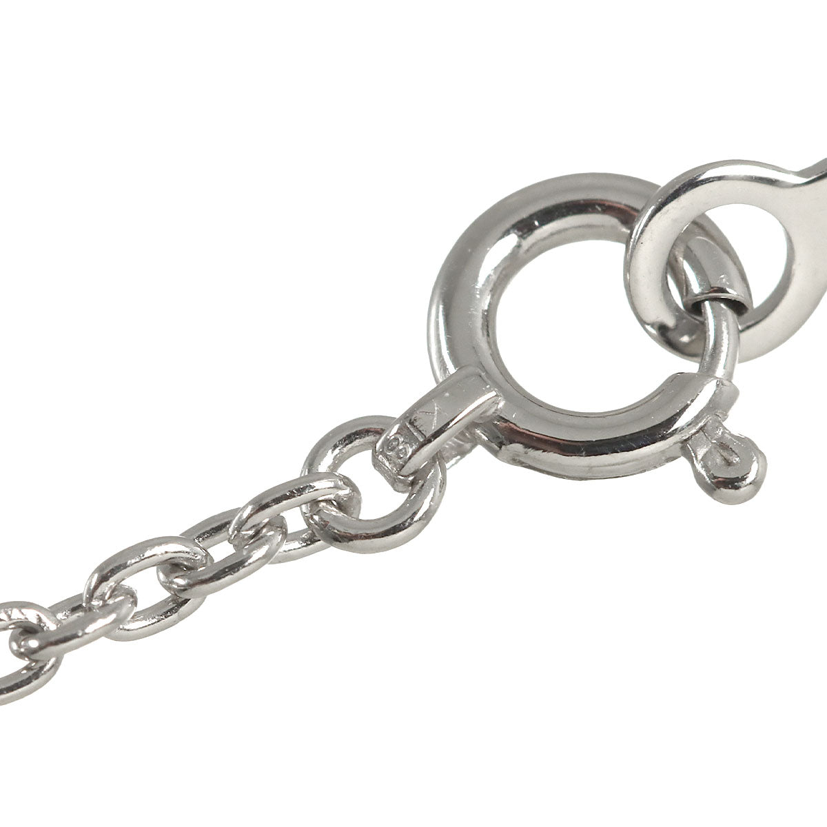 Black Pearl 8.5mm Diamond Necklace 18K White Gold 750