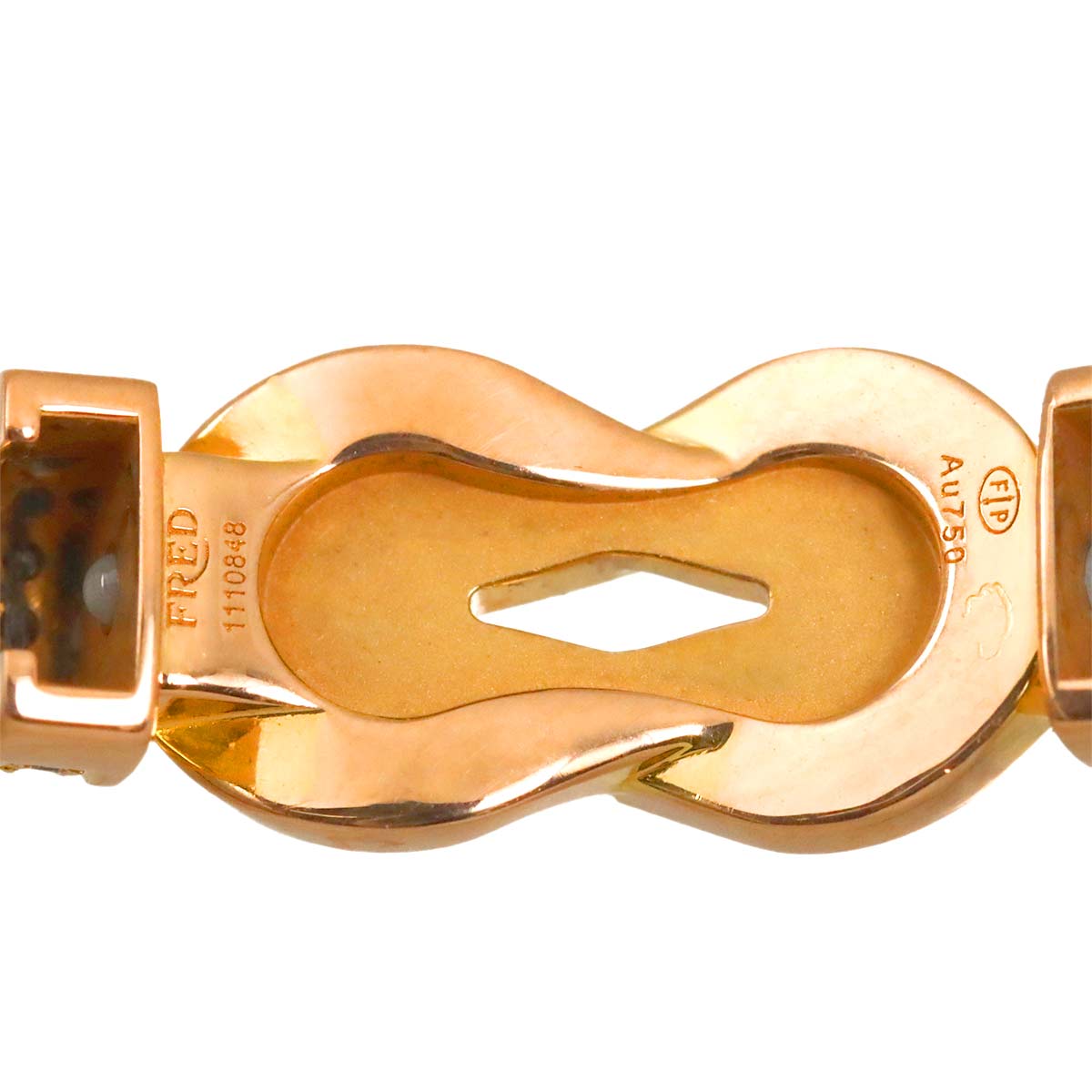 Chance Infinie Diamond Bracelet MM 18K Pink Gold 750 Steel size14