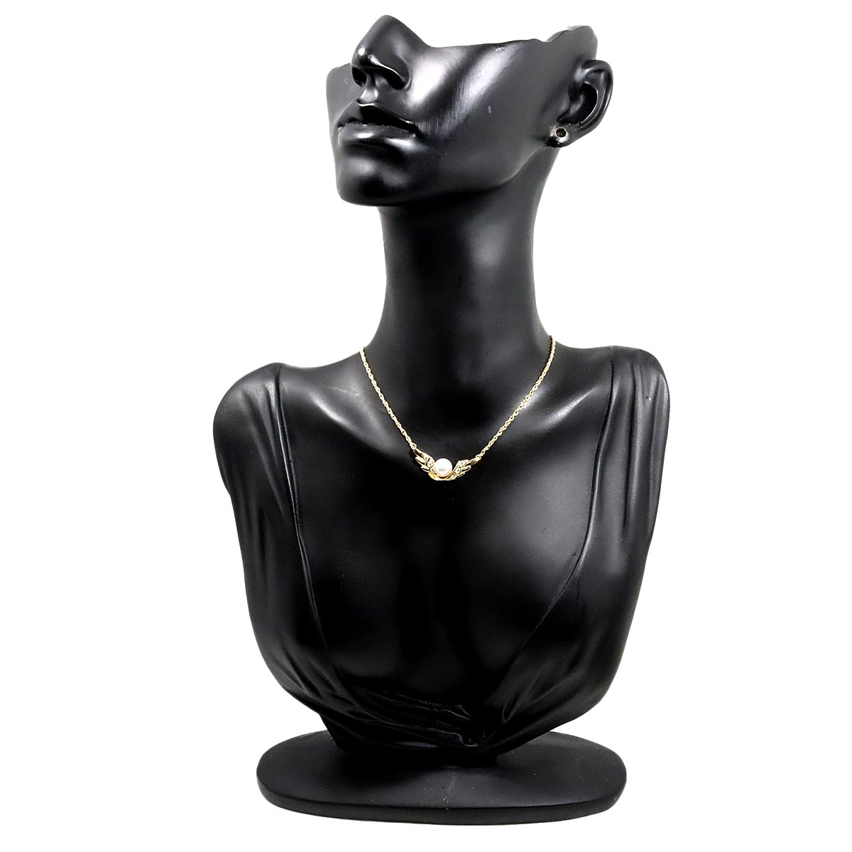 Akoya Pearl 7.0mm Diamond Necklace 18K Yellow Gold 750