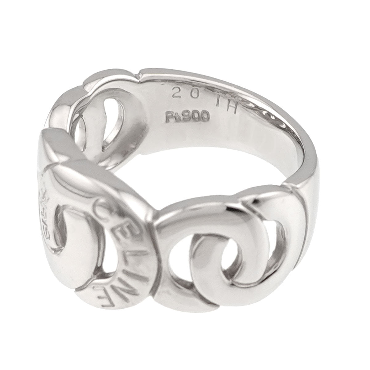 Logo Ring Pt Platinum size5.5-5.75(US)