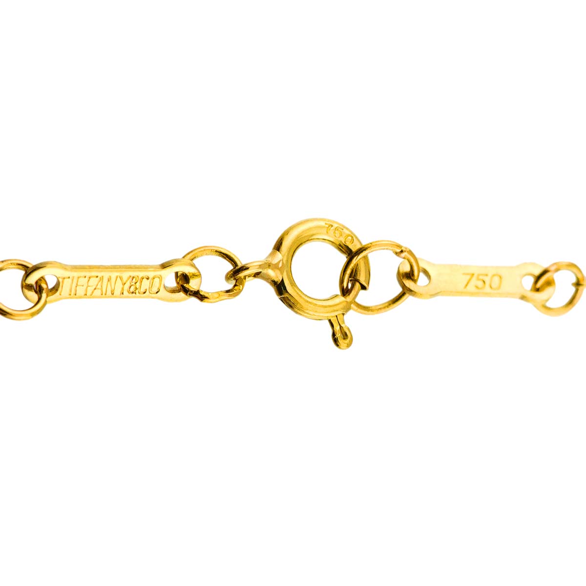 Open Heart Necklace 18K Yellow Gold 750