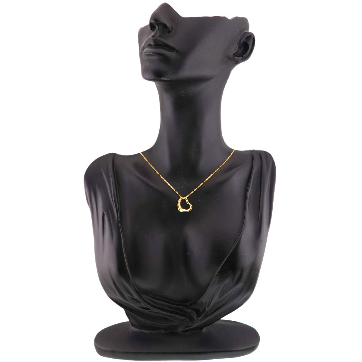 Open Heart Necklace 18K Yellow Gold 750