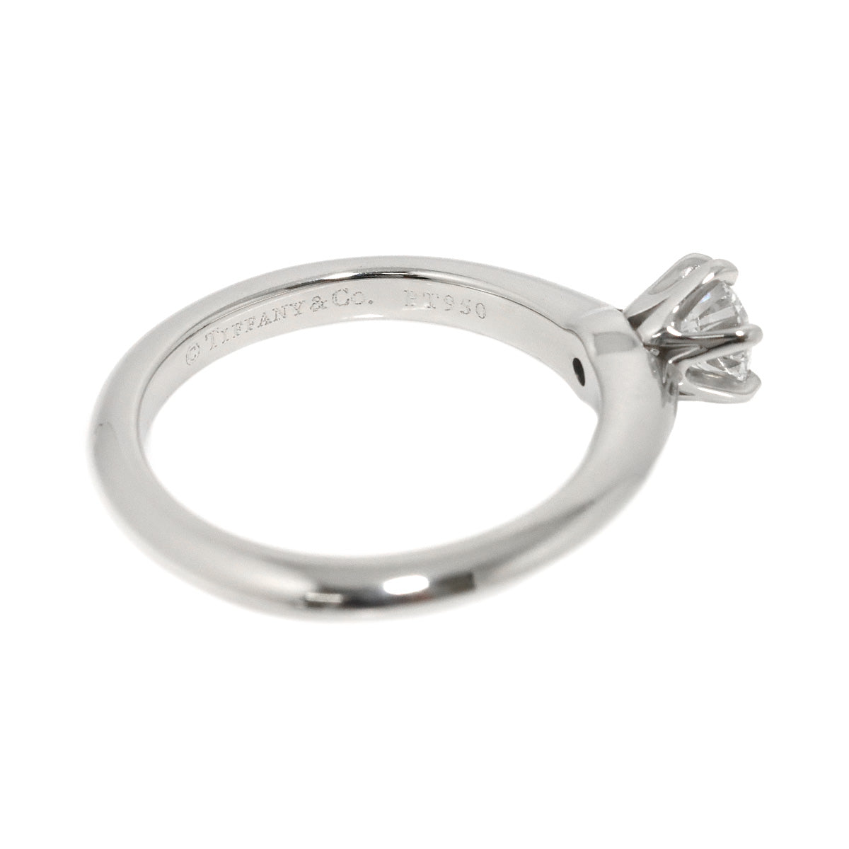Diamond 0.31ct Ring Platinum Size4.5-4.75(US)