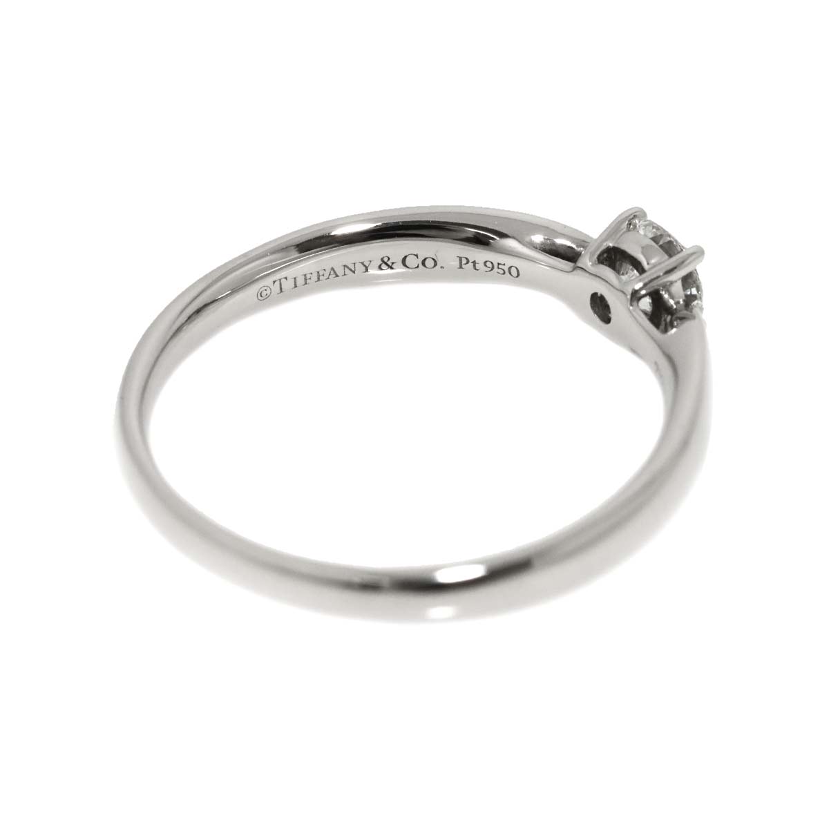 Harmony Ring Diamond 0.31ct F/VVS2/3EX Pt size7.25-7.5(US)