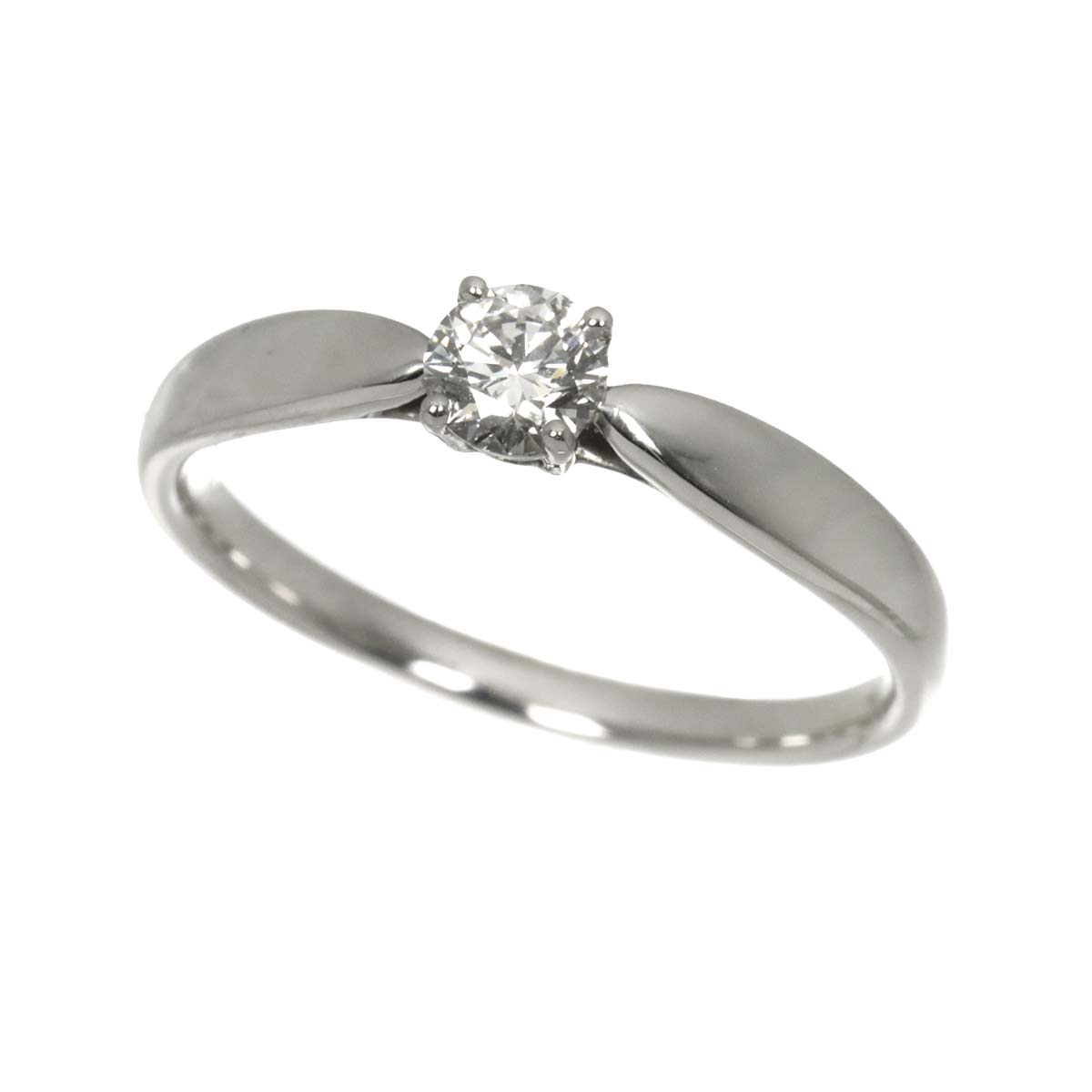 Harmony Ring Diamond 0.31ct F/VVS2/3EX Pt size7.25-7.5(US)