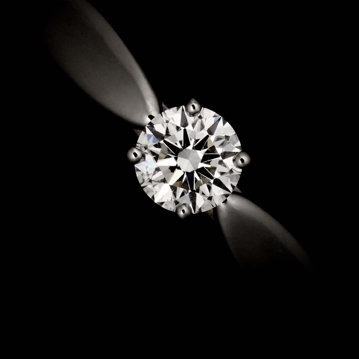 Harmony Ring Diamond 0.31ct F/VVS2/3EX Pt size7.25-7.5(US)
