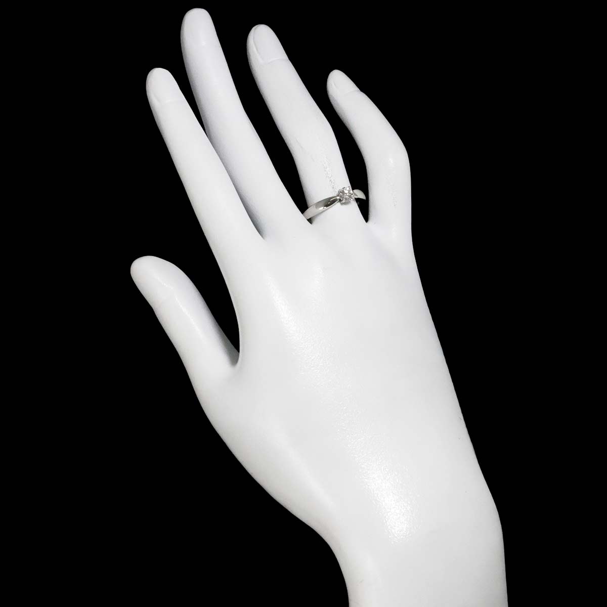 Harmony Ring Diamond 0.31ct F/VVS2/3EX Pt size7.25-7.5(US)