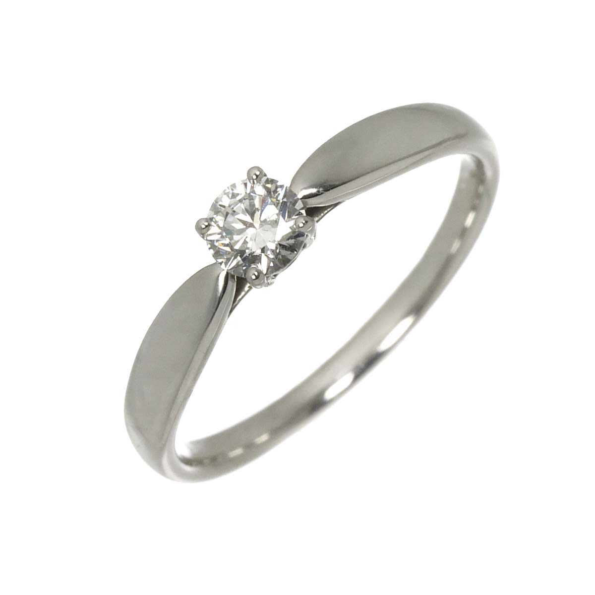 Harmony Ring Diamond 0.31ct F/VVS2/3EX Pt size7.25-7.5(US)