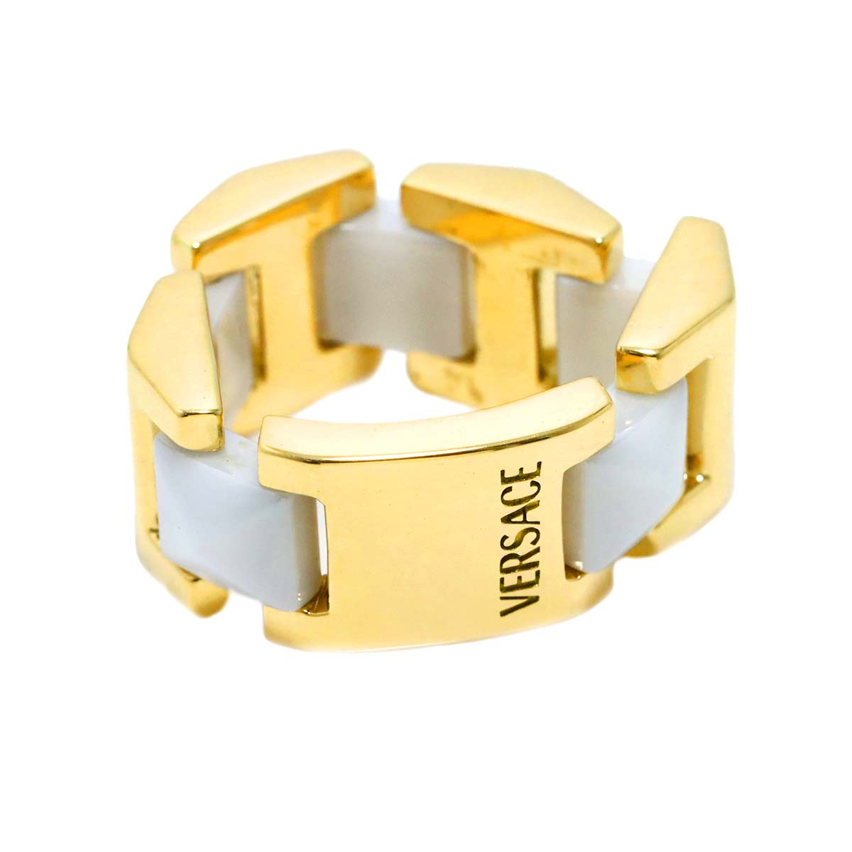 Ring Ceramic 18K YG 750 Size6.25-6.5(US)