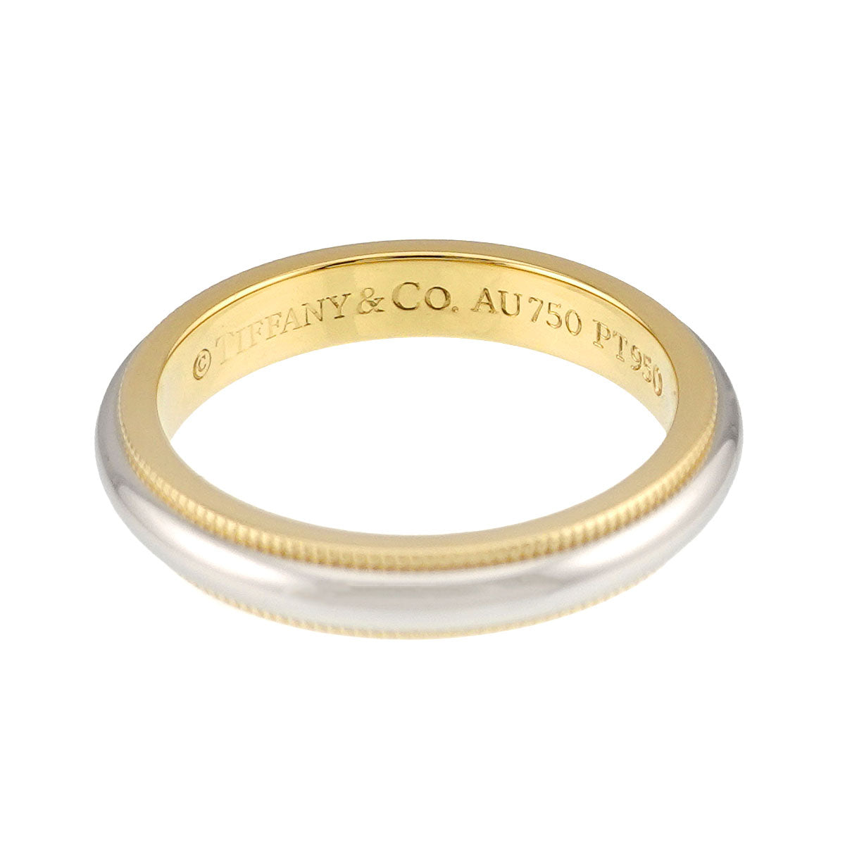 Milgrain Band Ring 18K YG 750 Pt Size5.25-5.5(US)