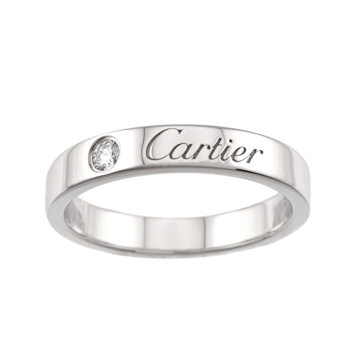 C de Diamond 1P Ring Pt Platinum size47 4((US)