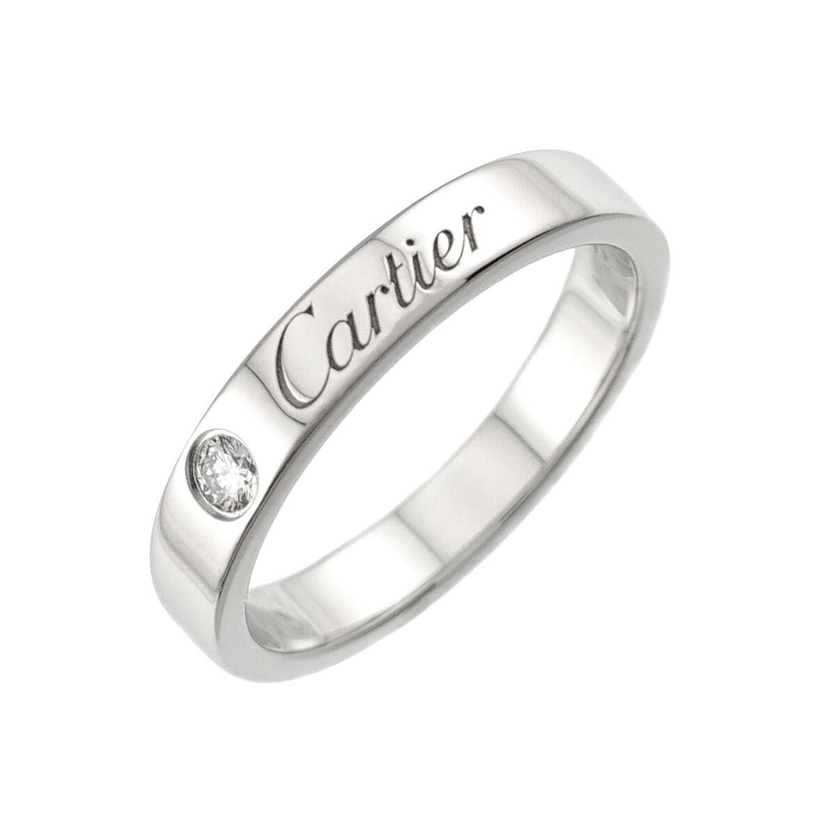 C de Diamond 1P Ring Pt Platinum size47 4((US)