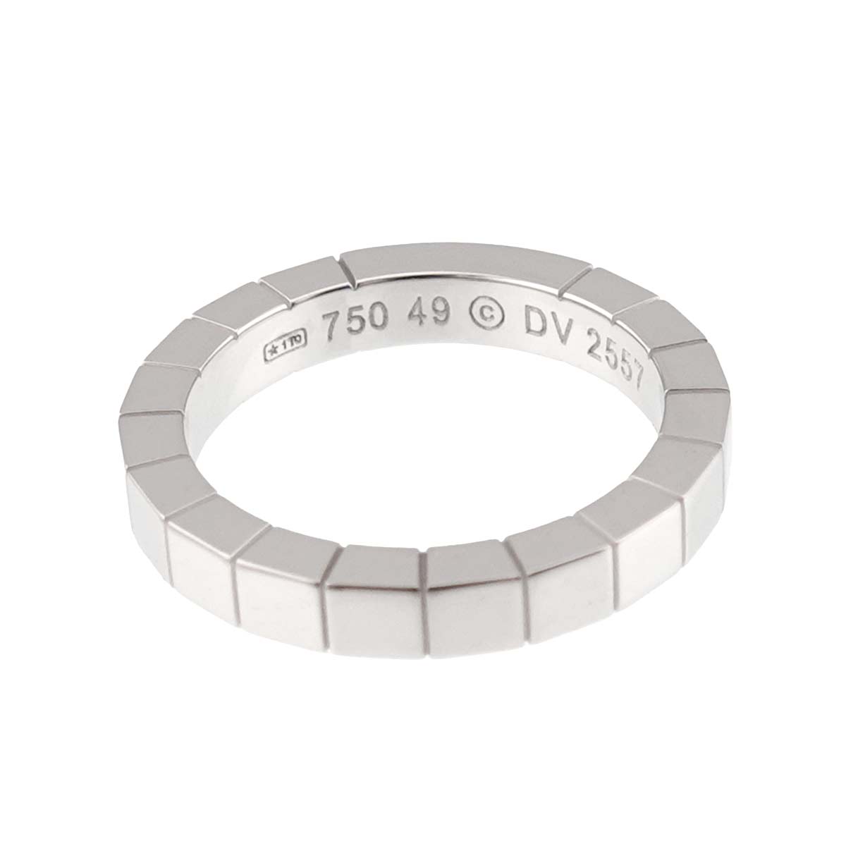 Laniere Ring 18K White Gold 750 Size49 4.5-4.75(US)