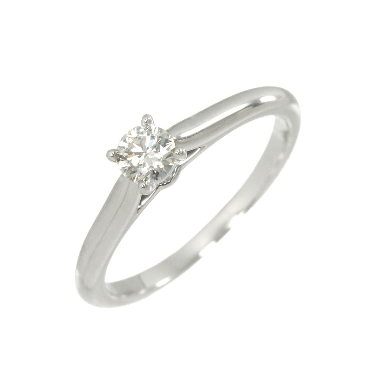 Diamond 0.23ct D/VS1/3EX Ring Platinum size46 3.25-3.75(US)