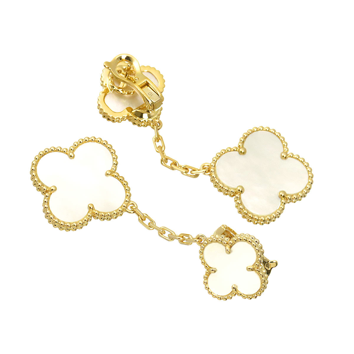 Magic Alhambra MOP Earring 18K YG