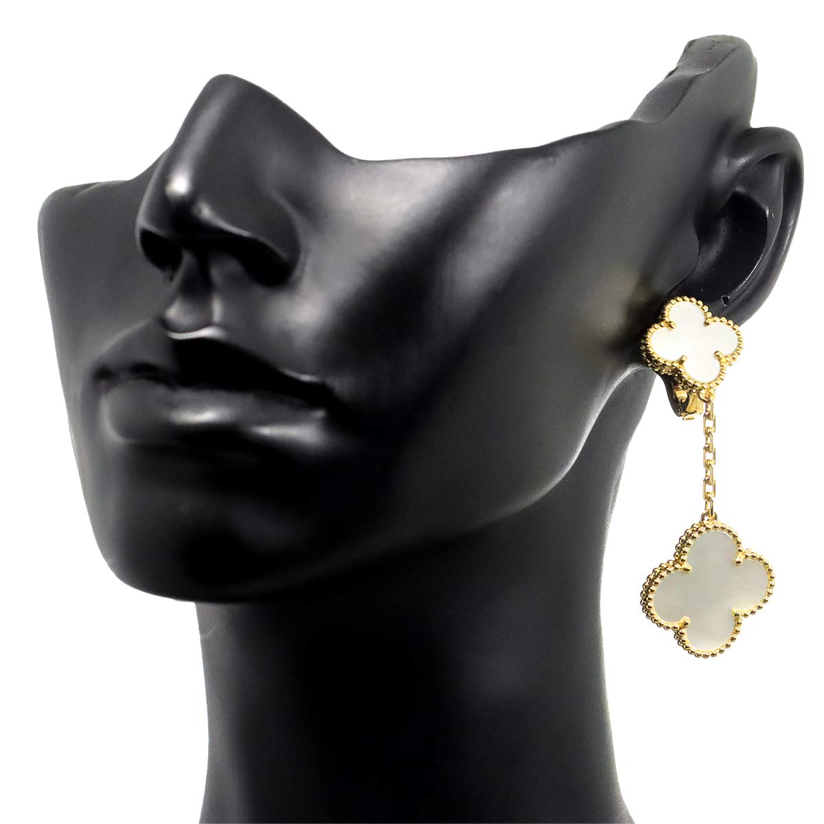 Magic Alhambra MOP Earring 18K YG