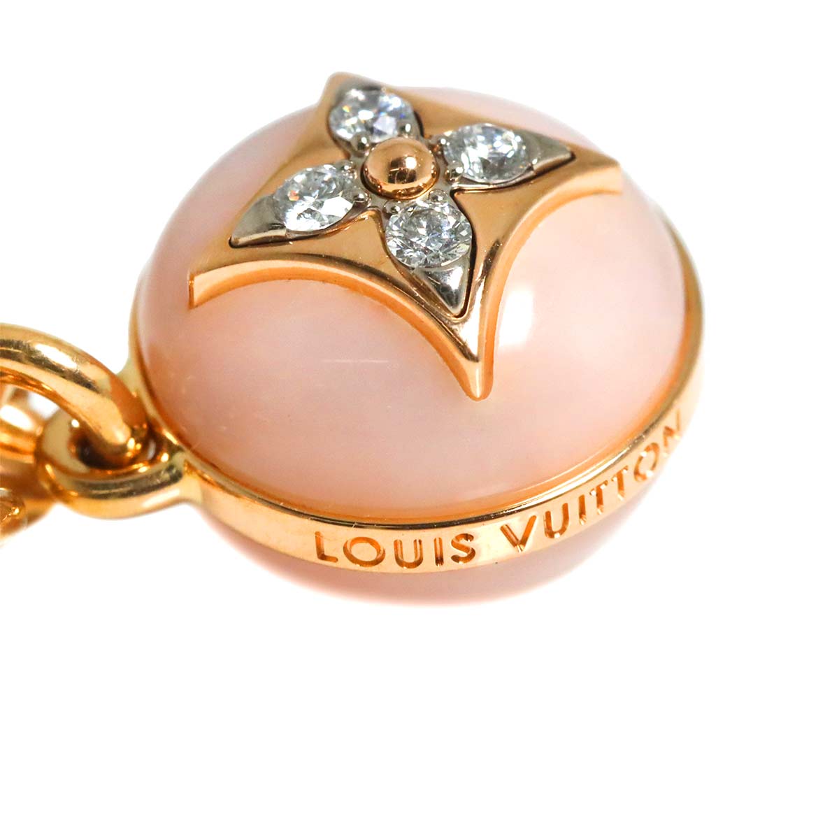 Blossom Opal MOP Diamond Necklace 18K PG Pink Gold 750