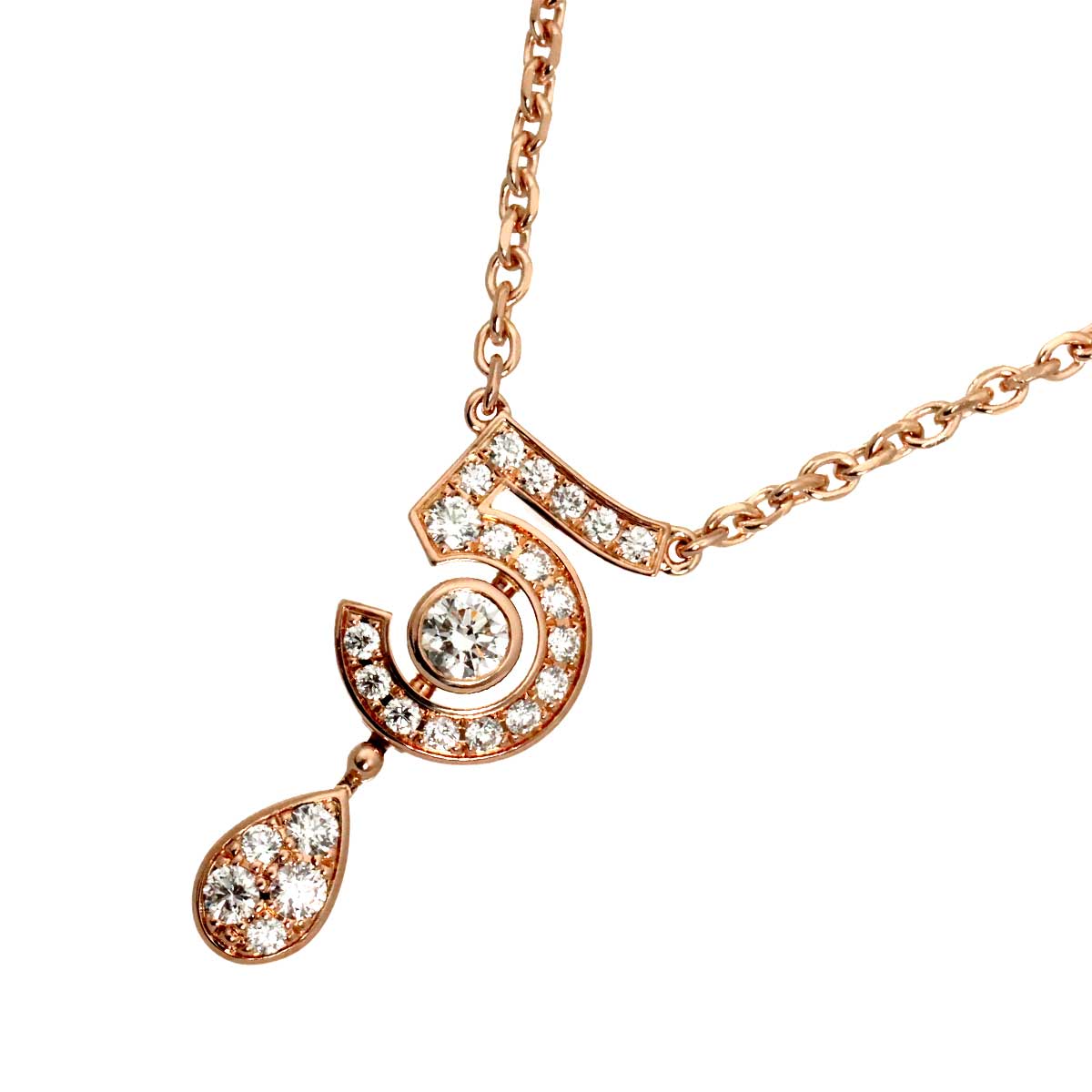 Eternal Diamond Necklace 18K Pink Gold 750