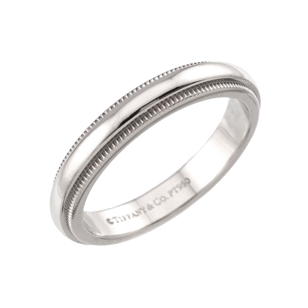 Milgrain Band Ring Pt Platinum Size5.25(US)