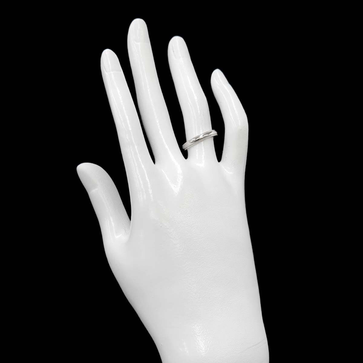 Milgrain Band Ring Pt Platinum Size5.25(US)