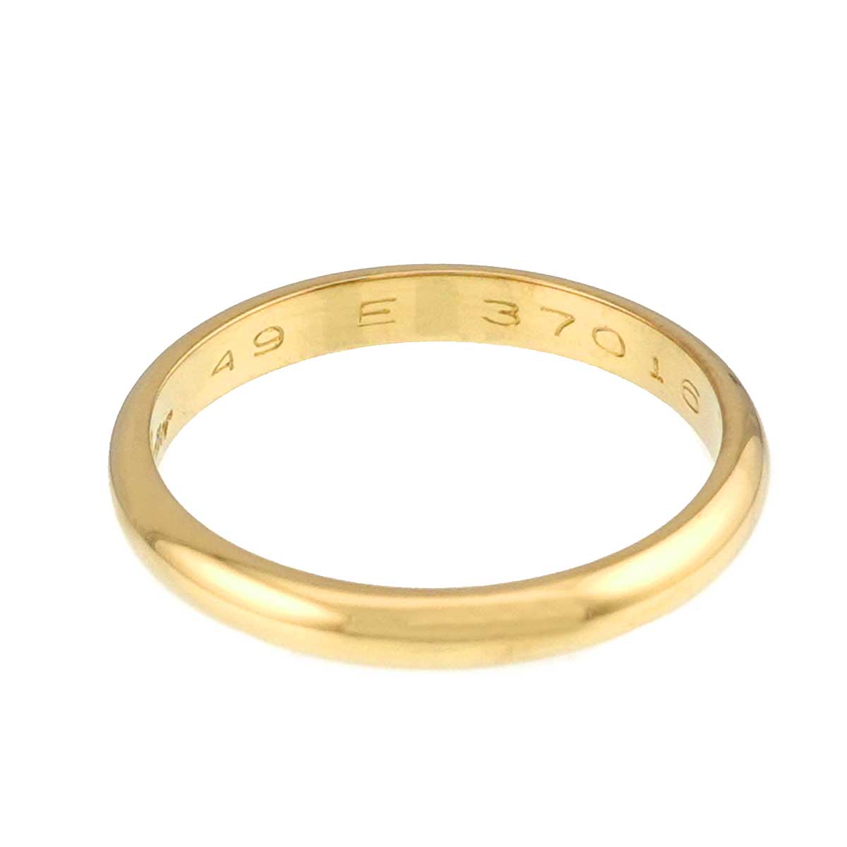 1895 Classic Band Ring 18K Yellow Gold 750 size49 4.75-5(US)