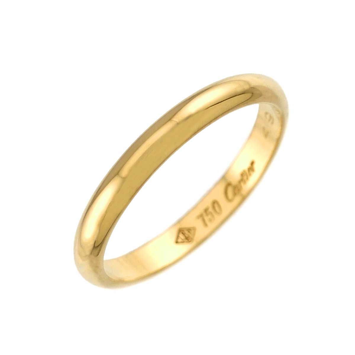 1895 Classic Band Ring 18K Yellow Gold 750 size49 4.75-5(US)