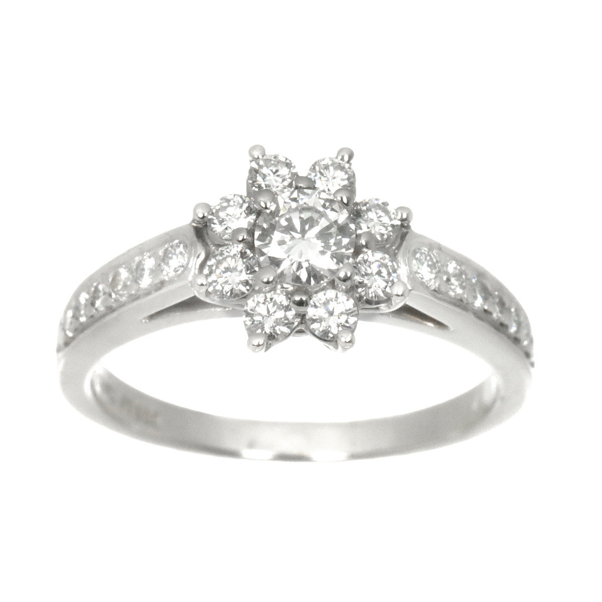 Flora Diamond Ring Pt Platinum Size5-5.25(US)