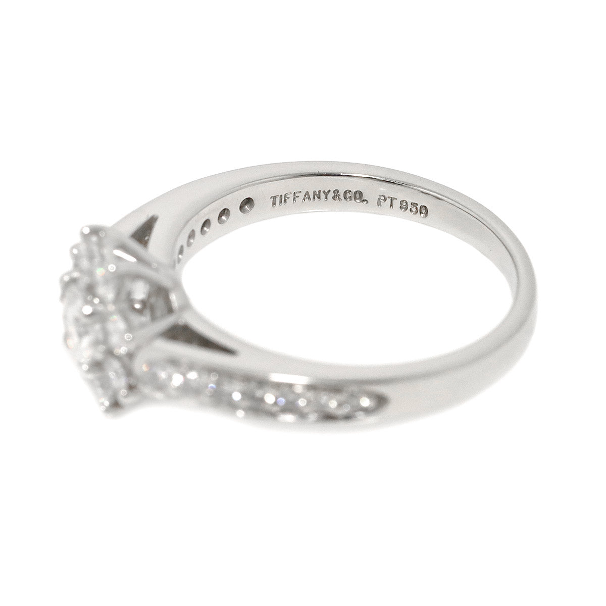 Flora Diamond Ring Pt Platinum Size5-5.25(US)