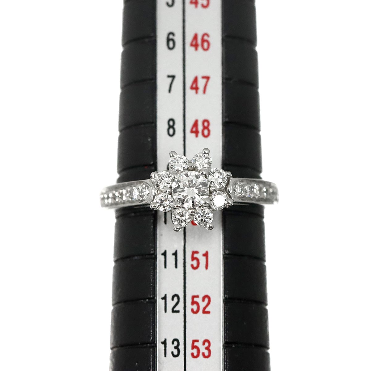 Flora Diamond Ring Pt Platinum Size5-5.25(US)