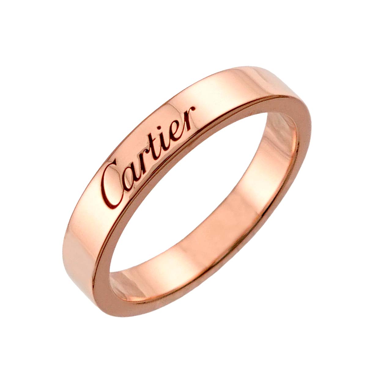 C de Ring 18K Pink Gold 750 Size47 4(US)