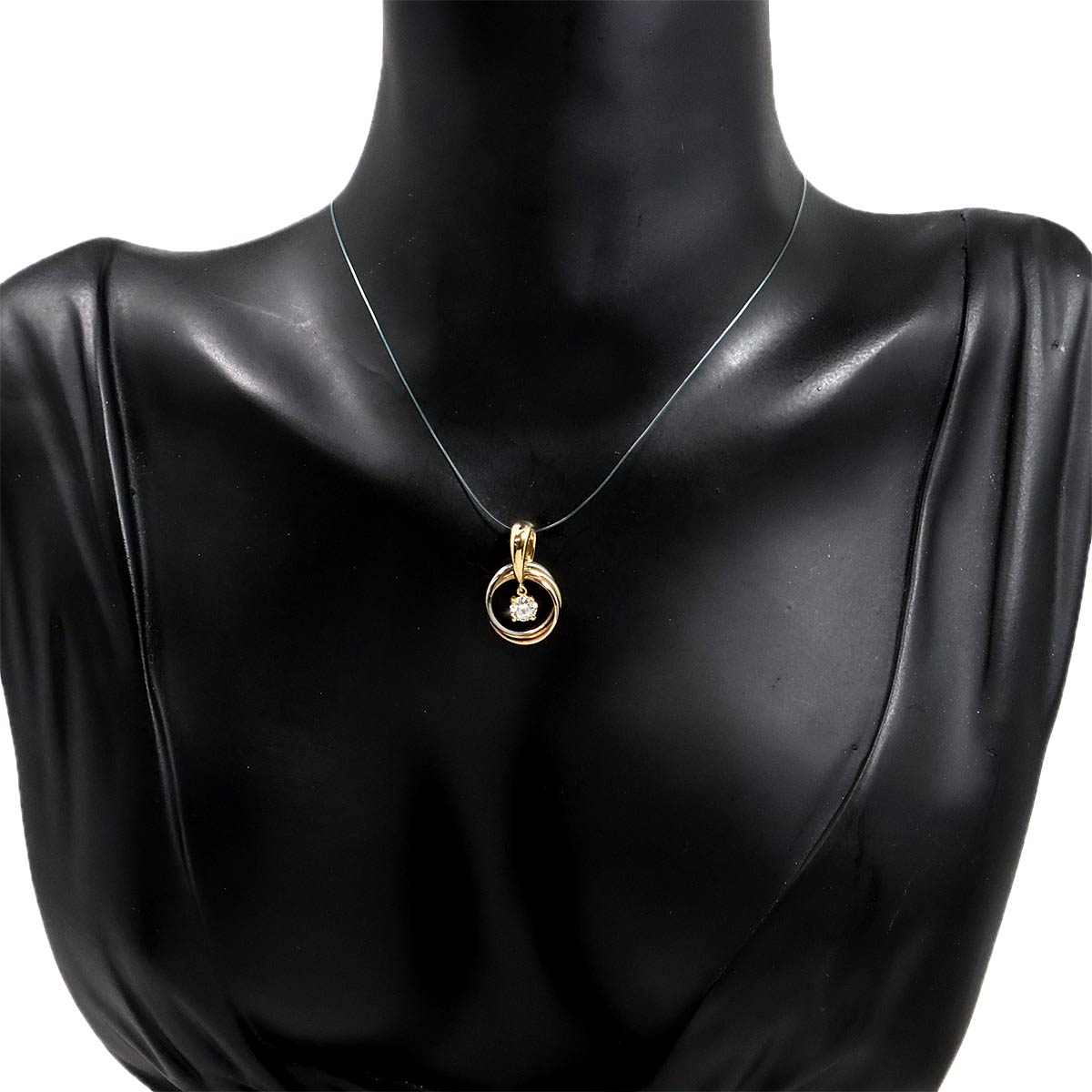 Trinity Diamond Pendant Top 18K YG WG PG 750