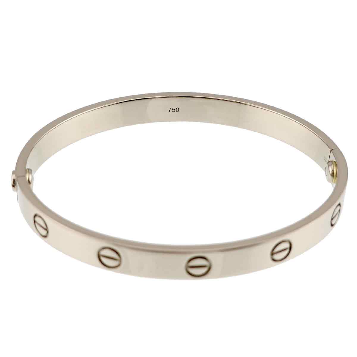 Love Bracelet Bangle 18K WG 750 Size17
