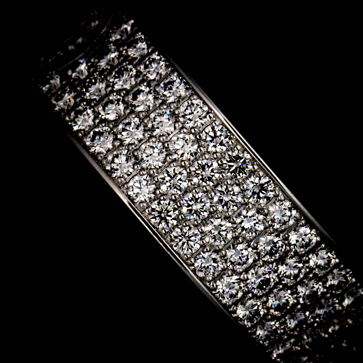 H Dunkle Diamond 1.15ct Ring 18K White Gold Size52 5.75-6(US)